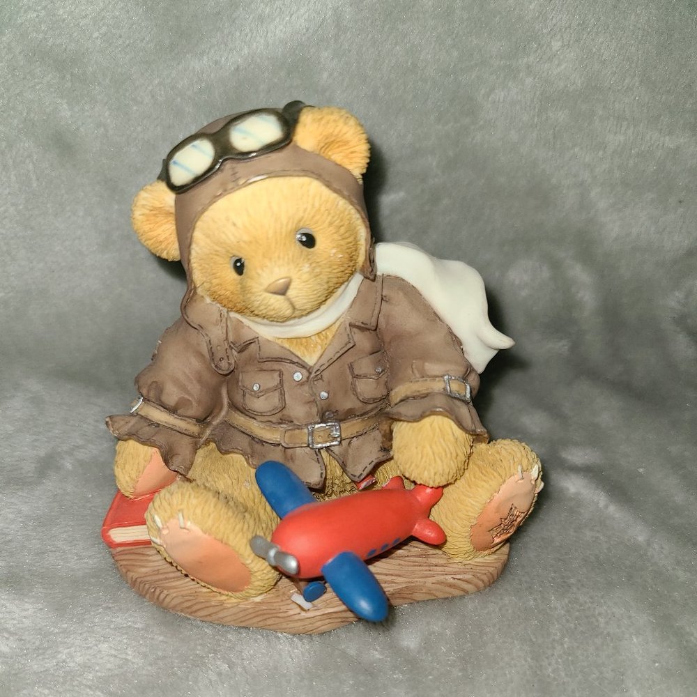 Signed Cherished Teddies  Lance "Come Fly with Me"